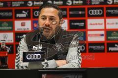 3. Liga; FC Ingolstadt 04 - 
VfB Oldenburg; Cheftrainer Fuat Lilic (VfB) Pressekonferenz Interview