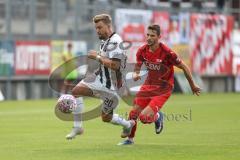 Toto Pokal; FC Memmingen - FC Ingolstadt 04, 2. Runde; Zweikampf Kampf um den Ball Yannick Deichmann (20, FCI)