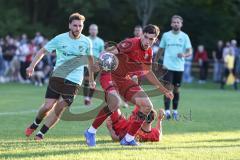 Toto-Pokal; FSV Harthof München - FC Ingolstadt 04; Ognjen Drakulic (30, FCI) Zweikampf Kampf um den Ball Davide Sekulovic (33, FCI) am Boden