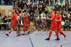 Lotto - Hallen - Bayerncup -  Saison 2022/2023 - FC Fatih Ingolstadt - SV Manching - Halbfinale -  Jubel bei Fatih die ins Finale einziehen - Foto: Meyer Jürgen