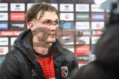 3. Liga; FC Ingolstadt 04 - SC Verl; Niederlage, hängende Köpfe 1:2, Interview Jasper Maljojoki (23, FCI) Torschütze