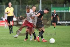 Toto Pokal; TSV Landsberg - FC Ingolstadt 04; Zweikampf Kampf um den Ball Yann Sturm (7, FCI)