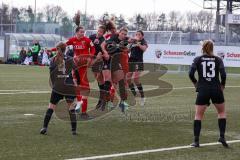 2. Frauen-Bundesliga - Saison 2021/2022 - FC Ingolstadt 04 - Eintracht Frankfurt II - Zenger Nadine (#15 FCI) - Kiesling Ricarda (#6 FCI) - Foto: Meyer Jürgen