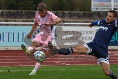 Bezirksliga - Saison 2025/26- TSV Gaimersheim - SpVgg Kammerberg - Christof Pihale blau Kammerberg - Nico von Swiontek Brzezinski (Nr.17 - TSV Gaimersheim) - Foto: Meyer Jürgen