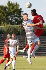 Bayernliga Süd - Saison 2022/2023 - FC Ingolstadt 04 -  TSV Dachau - Nduka Donald (Nr.4 - Fc Ingolstadt 04 II) - Maria Mario weiss Dachau - Foto: Meyer Jürgen