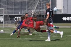 * Testspiel - Saison 2025/26 - FC Ingolstadt 04 - FSV Zwickau - Julian Kügel (Nr.29 - FC Ingolstadt 04) verschiesst aus aussichtsreicher Position - Maximilian Somnitz (Nr.8 - FSV Zwickau) - Torwart Jasper Kühn (Nr.1 - FSV Zwickau) - Foto: Meyer Jürgen