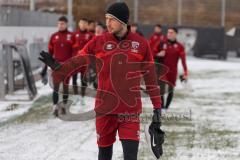 3. Liga - Saison 2025/26 - FC Ingolstadt 04 - Trainingsauftakt nach der Winterpause - Die Mannschaft kommt zum Training - Lukas Fröde (Nr.34 - FCI) - Foto: Meyer Jürgen