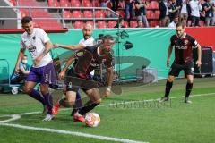 DFB Pokal; FC Ingolstadt 04 - Erzgebirge Aue; Ball erobert, Fatih Kaya (9, FCI)