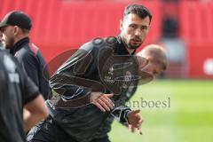 3. Liga; FC Ingolstadt 04 - MSV Duisburg; vor dem Spiel Lukas Fröde (34, FCI)
