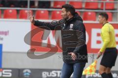 3.Liga - Saison 2022/2023 - FC Ingolstadt 04 -  - FC Freiburg II - Cheftrainer Guerino Capretti  (FCI) - Foto: Meyer Jürgen