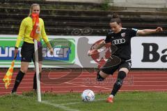 2. Fußball-Liga - Frauen - Saison 2022/2023 - FC Ingolstadt 04 - FFC Turbine Potsdam II - Paula Vidovic (Nr.11 - FCI Frauen) beim Eckball - Foto: Meyer Jürgen