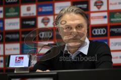 2.BL; FC Ingolstadt 04 - Dietmar Beiersdorfer, neuer Geschäftsführers Sport und Kommunikation, Pressekonferenz, Geschäftsführers Dietmar Beiersdorfer (FCI Sport Kommunikation)