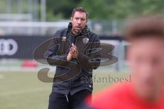Freundschaftsspiel - Saison 2024/25 - FC Ingolstadt 04 II - TSV Rain/Lech  - Cheftrainer Patrick Schönfeld (FCI U21) vor dem Spiel - XXXXX - Foto: Meyer Jürgen
