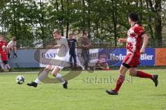 Kreisklasse - Saison 2023/24 - SV Stammham - SV Buxheim-  - Jordan Frey weiss Buxheim - Christian Rößler
 rot Stammham - Foto: Meyer Jürgen