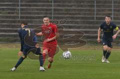 Bayernliga Süd - Saison 2021/2022 - FC Ingolstadt 04 II - TSV 1860 München II - Gashi Egson (#7 FCI) - Mannhardt Marko blau München - Foto: Meyer Jürgen