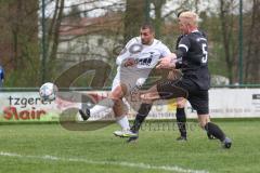 Bezirksliga - Saison 2023/24 - TSV Rohrbach - TSV Gaimersheim -  -  Der 0:1 Führungstreffer durch - Nicolea Nechita (Nr.19 Gaimersheim) - jubel -  - Daniel Rückert schwarz Rohrbach - Foto: Meyer Jürgen