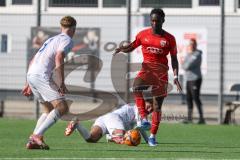 A-Junioren Bundesliga  - Saison 2023/24 - A-Junioren - FC Ingolstadt 04 - 1.FC Heidenheim - Jason Osei Tutu (Nr.24 - FCI) - Nehir Alperen weiss Heidenheim - Foto: Meyer Jürgen