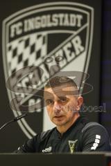 3. Liga; FC Ingolstadt 04 - Alemannia Aachen; Interview Pressekonferenz Cheftrainer Mersad Selimbegovic (AA)