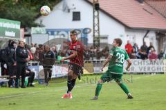 Toto-Pokal; VfB Eichstätt - FC Ingolstadt 04; Marcel Costly (22, FCI) Zweikampf Kampf um den Ball Daniel Haubner (Nr.28 - VfB)