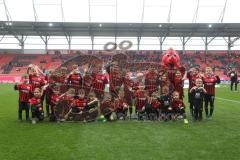 3.Liga - Saison 2022/2023 - FC Ingolstadt 04 -  - FC Freiburg II - Einlaufkinder - Foto: Meyer Jürgen