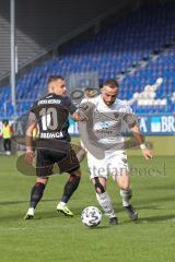 3. Liga - SV Wehen Wiesbaden - FC Ingolstadt 04 - Fatih Kaya (9, FCI) Mrowca Sebastian (10 SVW)