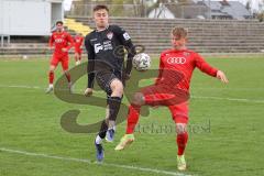 Bayernliga Süd - Saison 2021/2022 - FC Ingolstadt 04 II - TürkAugsburg - Meikis Fabio (#19 FCI) rot - Foto: Meyer Jürgen