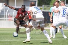 3. Liga; Testspiel; FC Ingolstadt 04 - FC Heidenheim; Torchance Daouda Beleme (9, FCI) Föhrenbach Jonas (FCH)