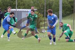 Kreisliga - Saison 2023/24 - SV Lippertshofen - SV Hundszell - Johannes Rindlbacher blau Hundszell - XXXXX - Foto: Meyer Jürgen