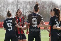 2. Bundesliga Frauen - Saison 2024/25 - FC Ingolstadt 04 Frauen - SC Freiburg II - Der 1:0 Führungstreffer durch Emma Kusch (Nr.9 - FCI Frauen) - jubel - Foto: Meyer Jürgen