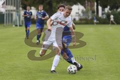 Kreisklasse - Saison 2023/2024 - TSV Großmehring - SV Buxheim - Fabio Münzhuber blau Großmehring - Tobias Schmidt weiss Buxheim - Foto: Meyer Jürgen