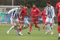 3. Liga; TSV Havelse - FC Ingolstadt 04; Zweikampf Kampf um den Ball Vinko Šapina (41, FCI) Grzywacz Eryk (12 TSV) Tugbenyo Jesse (33 TSV) Fredrik Carlsen (8, FCI)