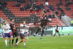 2.BL; FC Ingolstadt 04 - Erzgebirge Aue; Kopfball Patrick Schmidt (32, FCI)