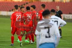 Bayernliga - U17 - Saison 2022/2023 - FC Ingolstadt 04 -  1860 München - Der 1:0 Führungstreffer durch Zeitler Deniz rot FCI - - Jubel - Foto: Meyer Jürgen