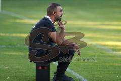 Totopokal- Saison 2023/2024 - SV Manching  - VFB Eichstätt - Cheftrainer Serkan Demir (SV Manching) - Foto: Meyer Jürgen
