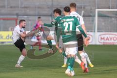 3. Liga - VfB Lübeck - FC Ingolstadt 04 - Marc Stendera (10, FCI) Lucas Wolf (35 Lübeck) Stefan Kutschke (30, FCI) Rieble Nico (27 Lübeck)