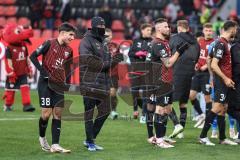 3. Liga; FC Ingolstadt 04 - 
Rot-Weiss Essen; Sieg Jubel Freude Deniz Zeitler (38, FCI) Daouda Beleme (9, FCI) Ryan Malone (16, FCI)