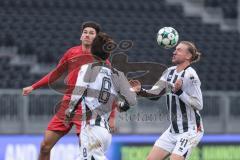 3. Liga; TSV Havelse - FC Ingolstadt 04; Zweikampf Kampf um den Ball Vinko Šapina (41, FCI) Fredrik Carlsen (8, FCI)  Grzywacz Eryk (12 TSV)