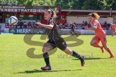 2. Frauen-Bundesliga - Saison 2021/2022 - FC Ingolstadt 04 - TSG 1899 Hoffenheim - Maier Ramona (#18 FCI) - Bohnen Amelie rosa Hoffenheim - Foto: Meyer Jürgen