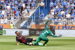 2.BL; SV Darmstadt 98 - FC Ingolstadt 04 - Tor Anschluß Stefan Kutschke (30, FCI) 4:1 Torwart Schuhen Marcel (1 SVD)