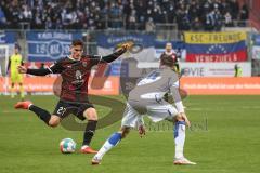 2.BL; FC Ingolstadt 04 - Karlsruher SC; Thomas Keller (27, FCI) Heise Philip (16 KSC)