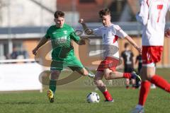 Bezirksliga - Saison 2023/24 - TSV Gaimersheim - FC Schwabing München - Gabriel Weiß (Nr.32 - Gaimersheim)  - Philipp Pirch weiss Schwabing - Foto: Meyer Jürgen