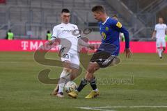 3.Liga - Saison 2022/2023 - 1. FC Saarbrücken - FC Ingolstadt 04 - Felix Keidel (Nr.43 - FCI) - Foto: Meyer Jürgen