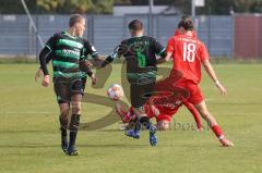 B-Junioren - Bayernliga -  Fc Ingolstadt 04 - SpVgg Greuther Fürth II - Chronas Vasilios rot FCI #6 - Vulcano Marco #18 rot FCI -  Foto: Meyer Jürgen