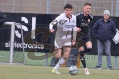 Bayernliga Nord - Saison 2024/25 - FC Ingolstadt 04 II - TSV Kornburg - Dracilic Ognjen (Nr.17 - FCI U21) - Dittrich Danielo schwarz Kornbuch - Foto: Meyer Jürgen