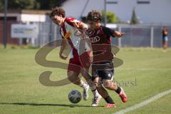 A-Junioren Bundesliga  - Saison 2026/27 - A-Junioren - FC Ingolstadt 04 - Jahn Regensburg - Thomas Sadler rot FCI - Florian Fischer weiss Regensburg - Foto: Meyer Jürgen