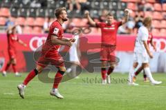 3. Liga; FC Ingolstadt 04 - 1. FC Schweinfurt 05; Tor Jubel Treffer 2:1 Yannick Deichmann (20, FCI) Max Besuschkow (17, FCI)
