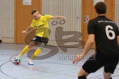 Lotto Bayern Hallencup - Lindenkreuzhalle Saison 2024/25 - FC Hitzhofen - DJK München - Nico Seitz gelb Hitzhofen - XXXXX - Foto: Meyer Jürgen