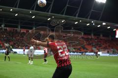 3.Liga - Saison 2022/2023 - FC Ingolstadt 04 -  Dynamo Dresden - Marcel Costly (Nr.22 - FCI) beim Einwurf - Foto: Meyer Jürgen