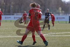 2. Frauen-Bundesliga Süd - Saison 2020/2021 - FC Ingolstadt 04 - FC Würzburger Kickers - Der 2:0 Führungstreffer durch Maier Ramona rot FCI - jubel - Foto: Meyer Jürgen