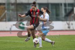 *** 2. Bundesliga Frauen - Saison 2025/26 - FC Ingolstadt 04 Frauen - VFL Bochum - Emma Kusch (Nr.9 - FC Ingolstadt Frauen I) - Joester Emely blau Bochum - Foto: Meyer Jürgen